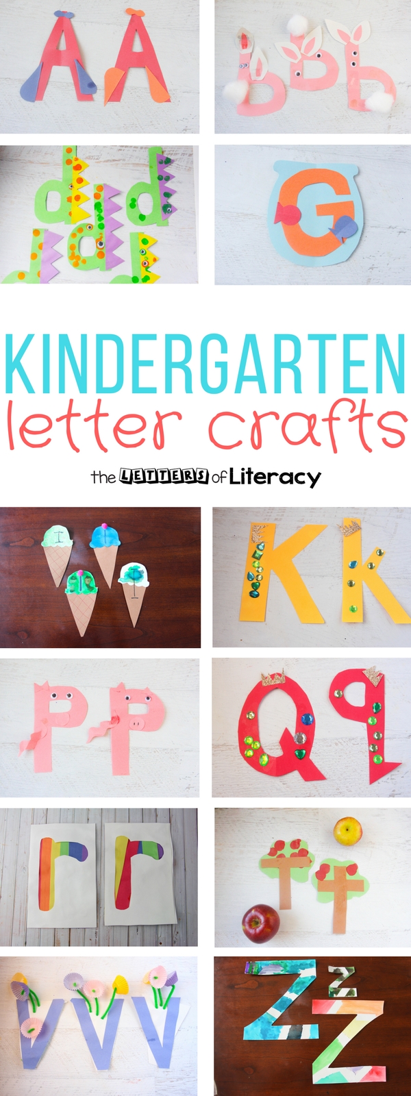 Quick and Easy Kindergarten Letter Crafts from A-Z